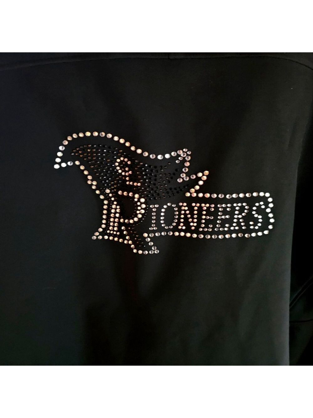 CROSLEX Pioneers Michigan Black Embellished Jacket Large NWOT